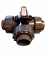 Preview: PVC-U 3-Wege Kugelhahn L-Bohrung  FIP - TKDIV  Serie (EPDM) - KxKxK (25mm x 25mm x 25mm) - PN16